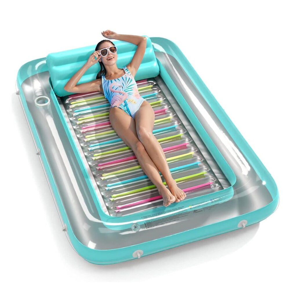 4 in 1 Sun Tan Tub Sunbathing Pool Lounge Raft Sunbathing Float Large